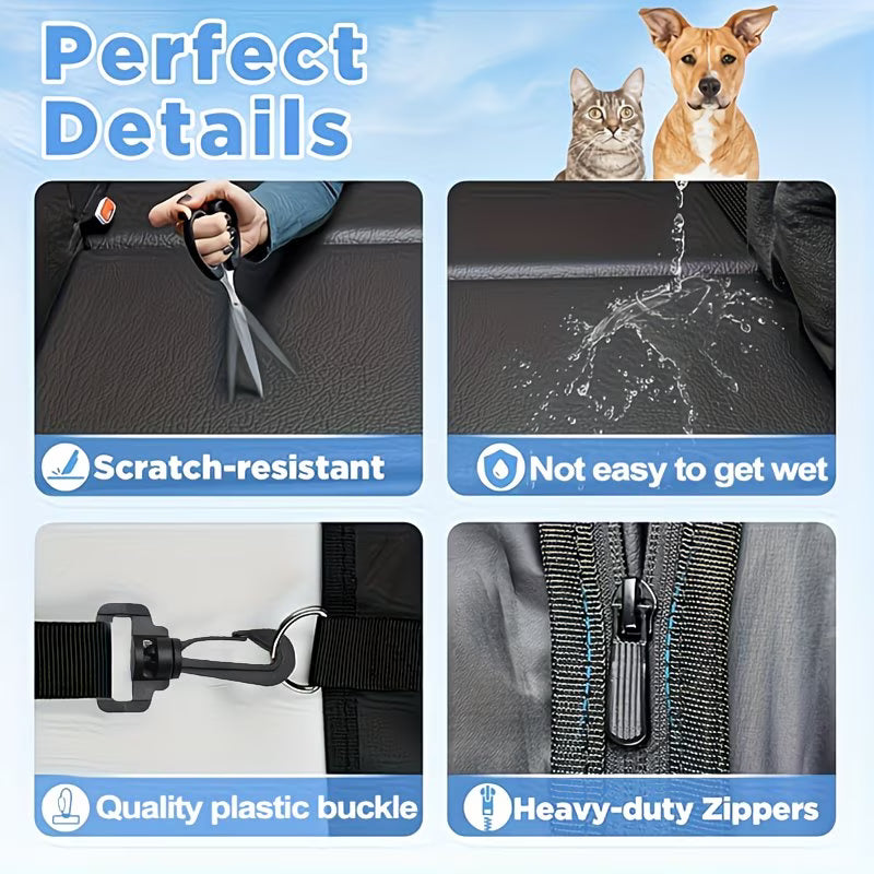 Pets Australia™ Waterproof Car Pet Mat — Hard-Wearing, Scratch-Resistant, Built for the Backseat