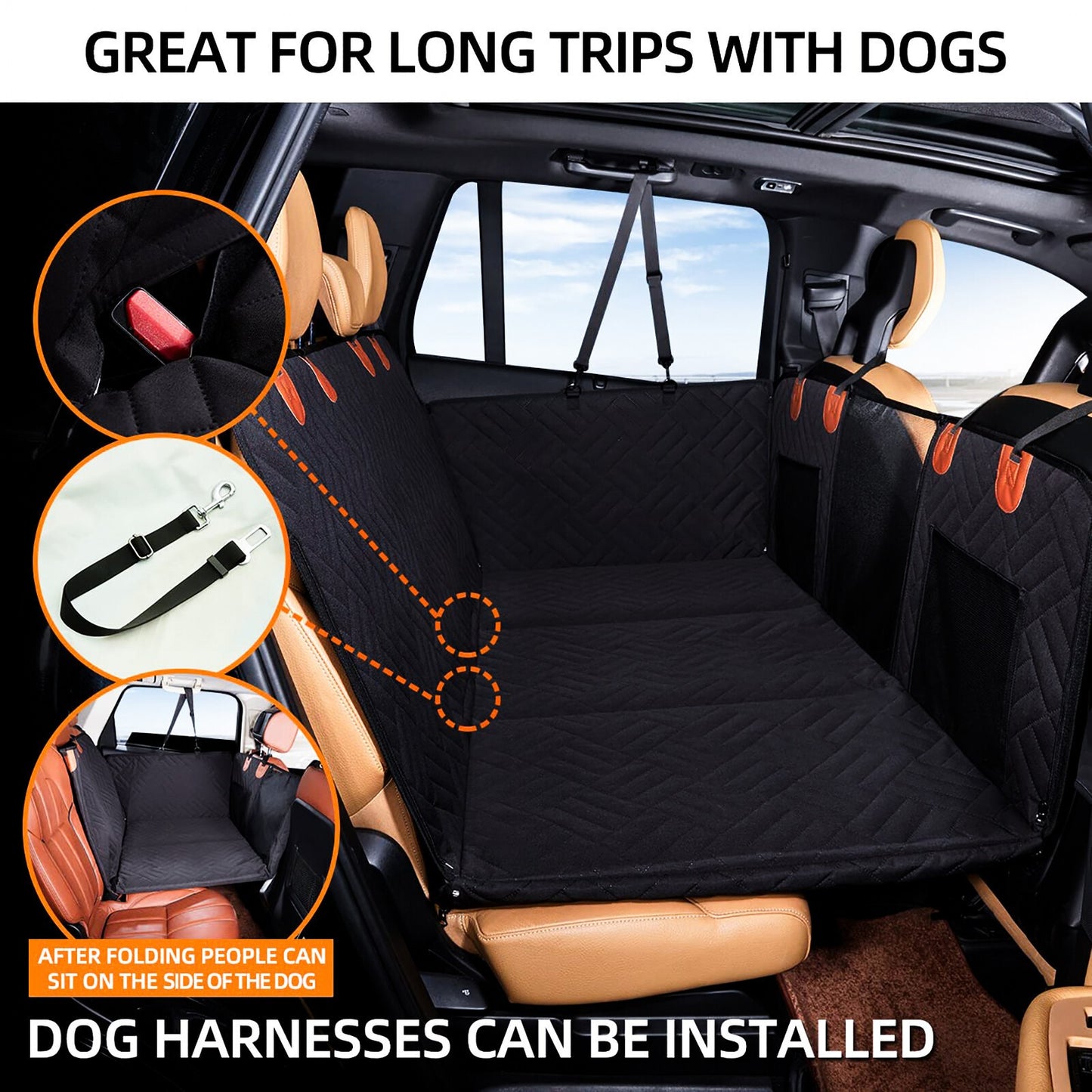 Pets Australia™ Waterproof Car Pet Mat — Hard-Wearing, Scratch-Resistant, Built for the Backseat