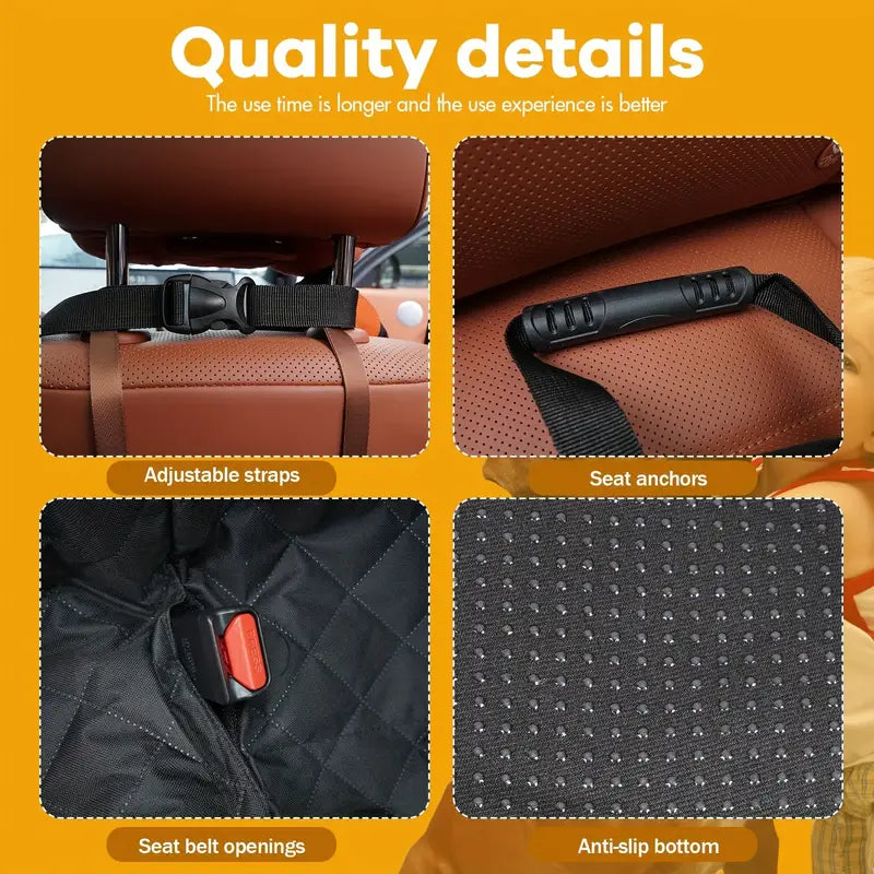 Pets Australia™ Waterproof Car Pet Mat — Hard-Wearing, Scratch-Resistant, Built for the Backseat