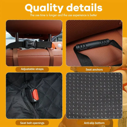 Pets Australia™ Waterproof Car Pet Mat — Hard-Wearing, Scratch-Resistant, Built for the Backseat