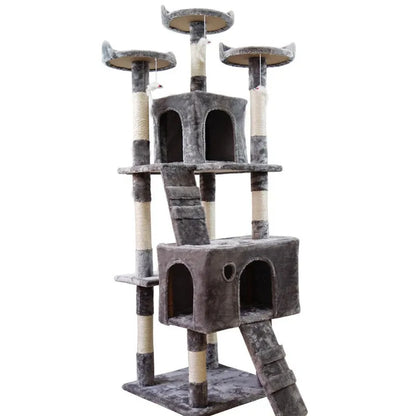 Pets Australia™ Cat Climber & Cat House – Multi-Level Indoor Cat Activity Centre