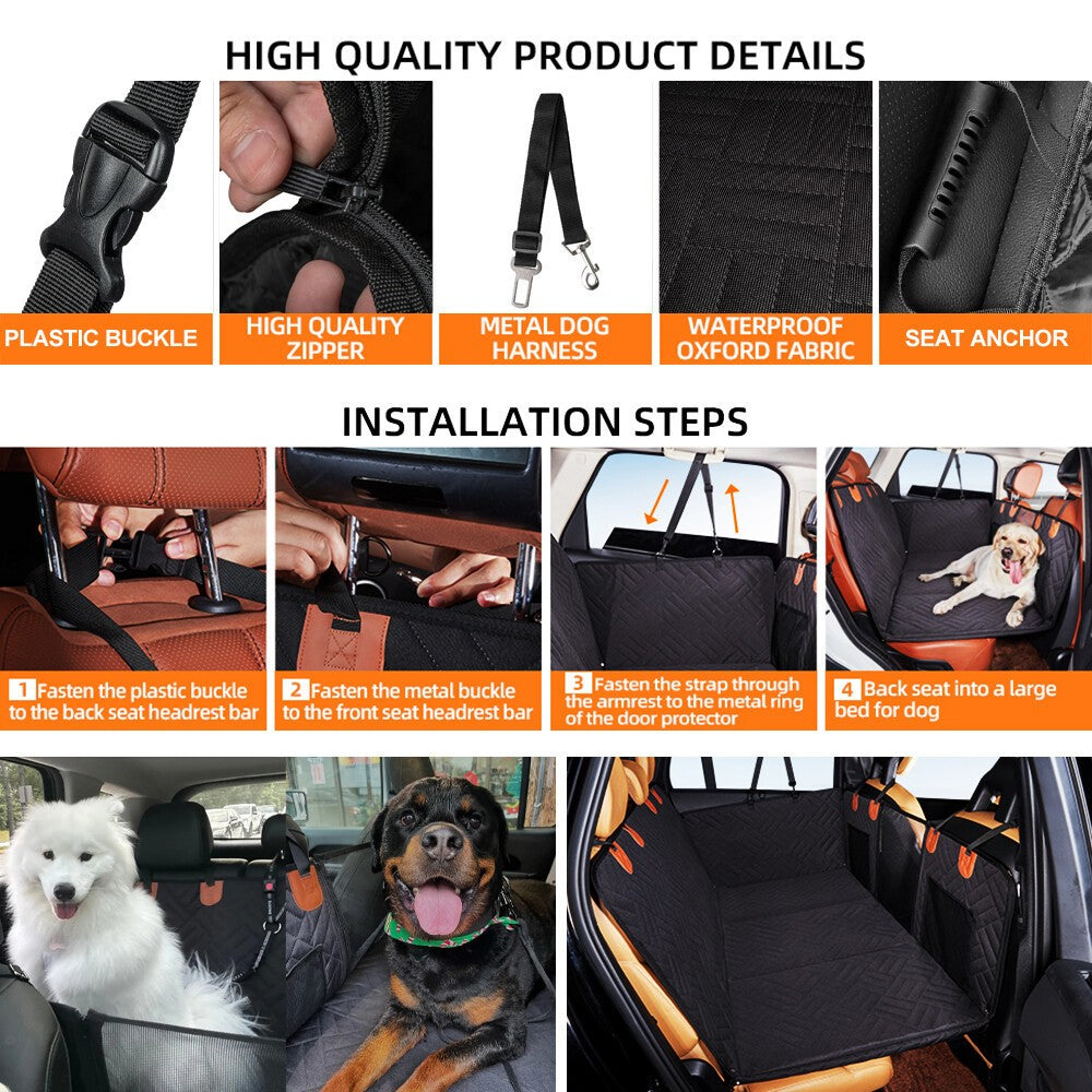 Pets Australia™ Waterproof Car Pet Mat — Hard-Wearing, Scratch-Resistant, Built for the Backseat