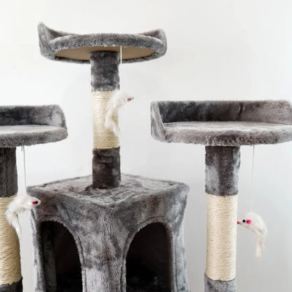 Pets Australia™ Cat Climber & Cat House – Multi-Level Indoor Cat Activity Centre